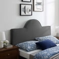 thumbnail image 4 of Dawn Full/Queen Performance Velvet Headboard - Charcoal, 4 of 7
