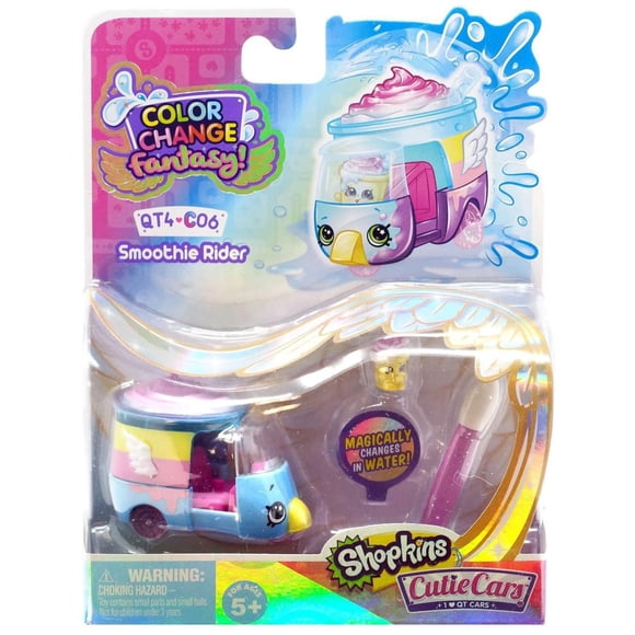 Shopkins Cutie Cars Couleur changante - Fantasy - Smoothie Rider - QT4-C06