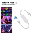 thumbnail image 4 of facefd RGB LED Light Strip Controller Mobile Phone Remote Bedroom Wall Bar Movie Lamp Dimmer Switch Lighting Accessories RGBCCT, 4 of 7