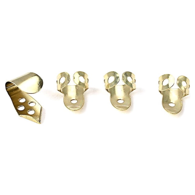 Ruiboury 4pcs Plectrums Pièces Remplacées Légères pour Débutant Support Doré