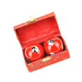 thumbnail image 1 of Balles de Baoding Portables avec Rangement Boîte de massage pour Mains Durable pour Enfants Parents Âgés Tai Chi Rouge, 1 of 9