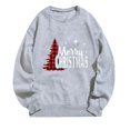 thumbnail image 4 of Pisexur Sweat-Shirt de Noël Décontracté à Manches Longues Col Rond pour Femmes, Chandail Ample et Confortable, Imprimé Mode Festival Automne, 4 of 4