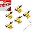 thumbnail image 4 of Bike Cable Guide Hydraulic Brake Line Holder Hose Wire Bike Hydraulic Clips Clamps Gold, 4 of 9