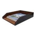 thumbnail image 1 of UnionBasic Étagère de Bureau Empilable en Cuir PU pour Dossiers et Documents, Plateau/étui, Organisateur de Documents pour Bureau (1 Couche, Brun), 1 of 10