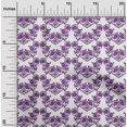 thumbnail image 2 of oneOone Georgette Viscose Purple Fabric Block Sewing Material Print Fabric By The Yard 42 Inch Wide, 2 of 5
