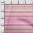thumbnail image 2 of oneOone Georgette Viscose Pink Fabric Geometric Overlapping Stripes Craft Projects Decor Fabric Printed By The Yard 42 Inch Wide, 2 of 4