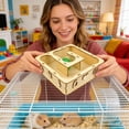 thumbnail image 4 of Interactive Playpen with Exercise Run Tracks for Small Like Hamsters and Gerbils Providing Enrichment and Activity, 4 of 6