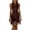 Wine# dresses for women, variant on Oksale Faux Suede Western Dresses for Women Vintage Fringe Hem Sleeveless Mini Dress Cowgirl Zip Up Lapel Streetwear Summer Dresses Black M