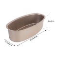 thumbnail image 2 of Cergrey Gold DIY Oval Shaped Cake Mold Non-stick Baking Cheese Cake Making Molds, Baking Cake Mold,Cake Mold, 2 of 8