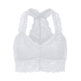 thumbnail image 4 of Bras Adjustable Minimizer Wireless Bra With Full Coverage All-Day Ease Queen Size Women Bra White XXL, 4 of 5