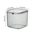 thumbnail image 3 of SLYNSHome Mini Desktop Trash Can Press Lid Organizer for Tidy Desk Storage - Gray - L, 3 of 7