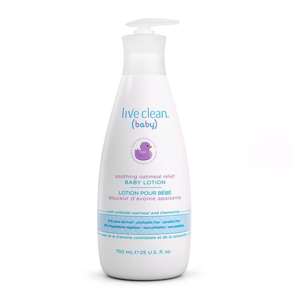 Live Clean Baby Soothing Oatmeal Relief Baby Lotion