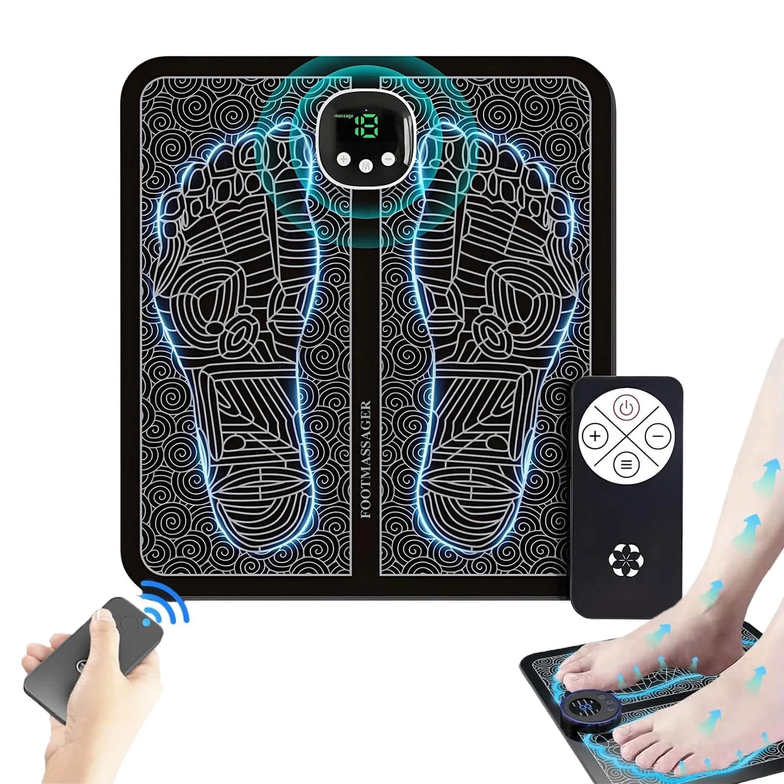 Cosmug Foot Massager for Neuropathy Whole Body Massager for Neuropathy Foot Massager for Circulation and for Those Who Stand and Work All Day