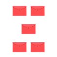 thumbnail image 1 of Wweixi File Document Bag Stay Organized And Enjoy Durable Felt Felt Folder Organizer red 5Set, 1 of 6