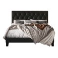thumbnail image 5 of HMD Daisy Queen Upholstered Platform Bed, PU Black, 5 of 5