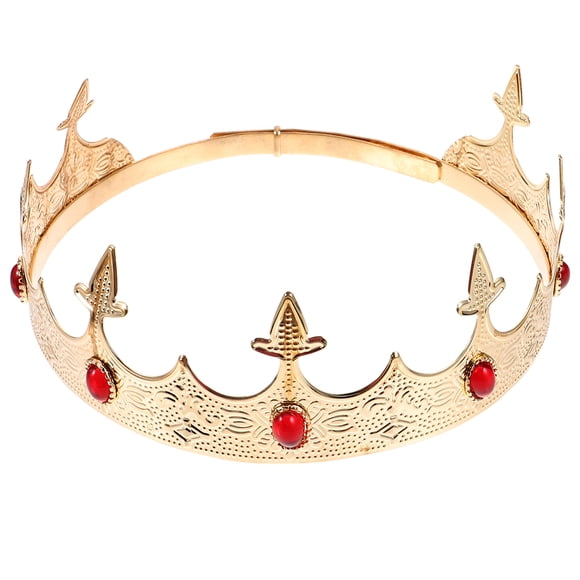 Couronne de Prince Couronne de Cosplay Couronne Décorative Couronne de Fête Coiffe Couronne Vintage pour Hommes