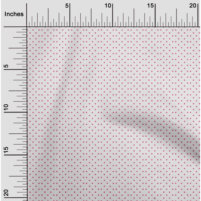 oneOone Tissu Polyester Lycra Tissu à Pois Imprimé BTY 56 Pouces de Large