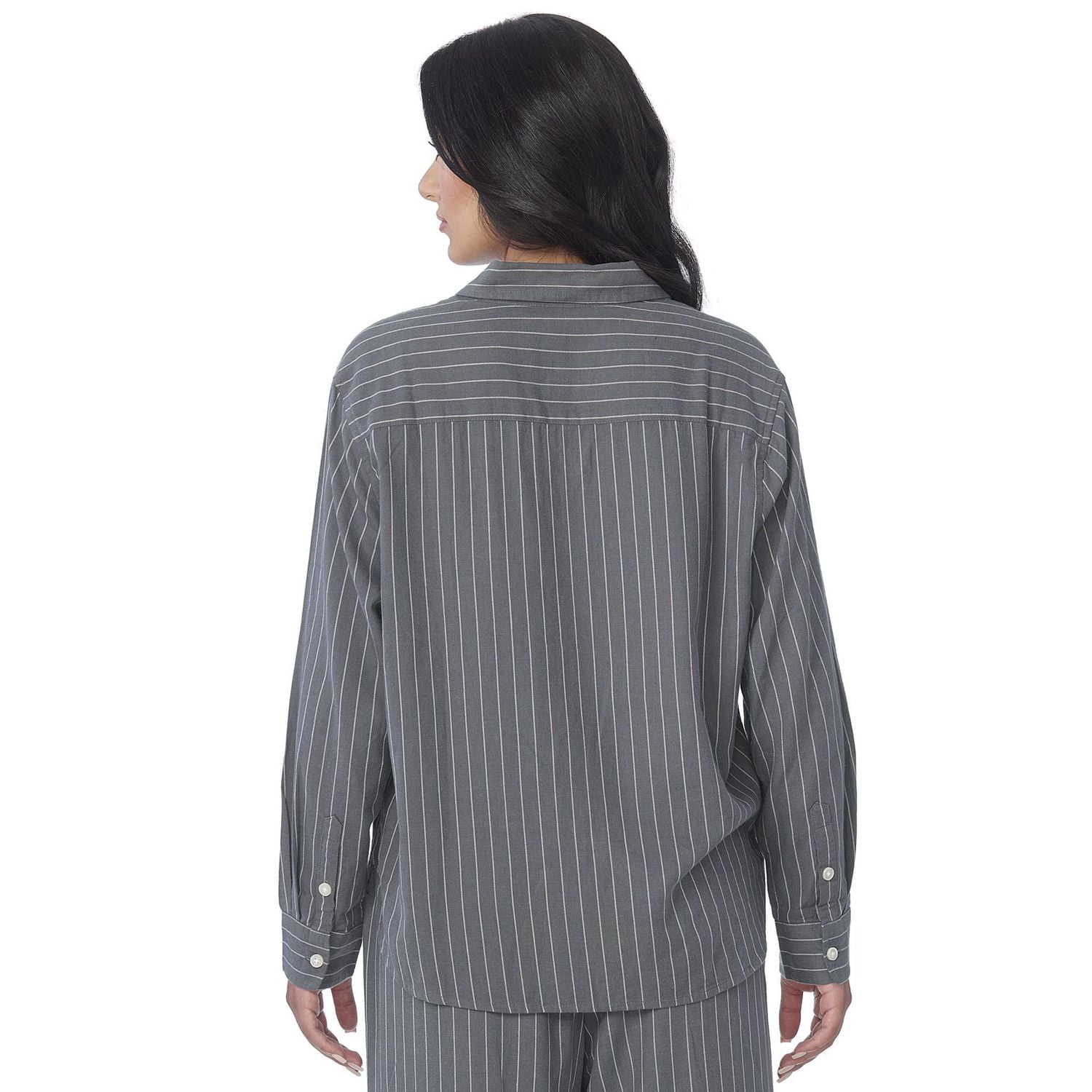 Secret vêtements de nuit Chemise oversize en flanellette à fines rayures