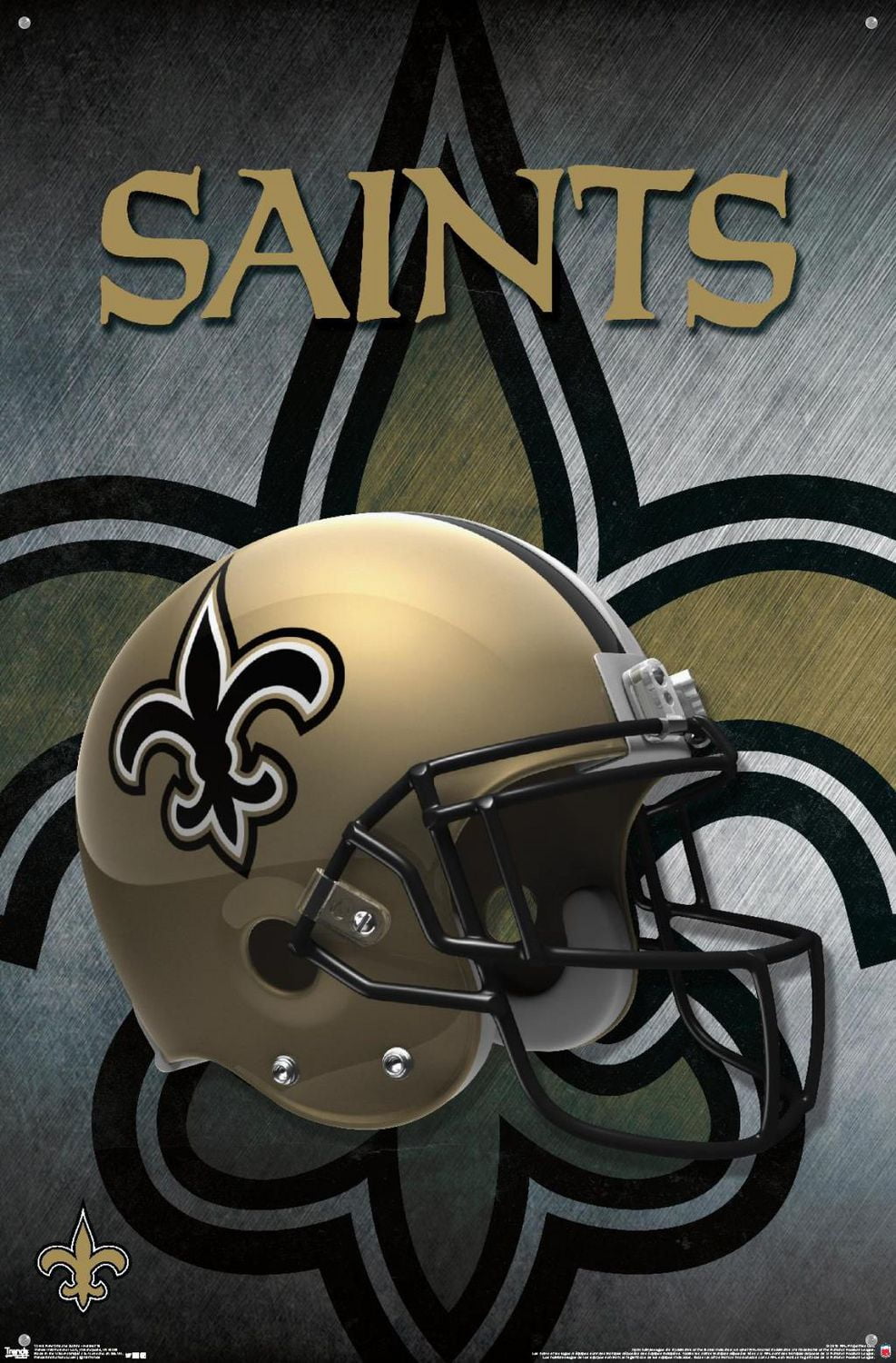 NFL New Orleans Saints - Helmet 16 Wall Poster