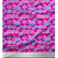 thumbnail image 1 of Soimoi Poly Georgette Fabric Artistic Floral Print Sewing Fabric Yard 42 Inch Wide, 1 of 3