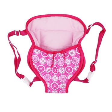 Lubelski Sac à Dos pour Poupée Impression Accessoires pour Poupée Sac à Dos Porte-Bébé Épais avec Sangles pour Poupées de 18 Pouces