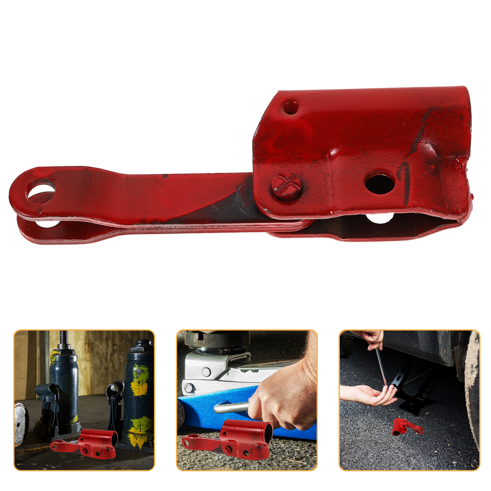 Masteelf Horizontal Jack Connector Durable Hydraulic Pump Lift Handle for Floor Jack Assembly and Maintenance Accessory 1 Set