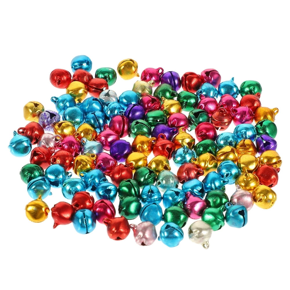 CHUANK 200Pcs Craft Bells Jingle Bell Mini Small Bells Wind Chimes Bells Vintage Metal Bells