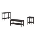 thumbnail image 4 of Pemberly Row Modern Console Table in Black Wood Finish, 4 of 5