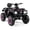 Pink, variant on Gymax 24V 2-Seater 4-Wheeler Quad Electric Vehicle w/ 4 Motors Soft Start LED Lights Navy