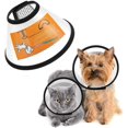 thumbnail image 1 of Cône de Récupération pour Animaux, Abs Ajustable, Collier de Sécurité Confortable Anti-Morsure pour Petit Chien (L), 1 of 5