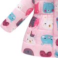 thumbnail image 3 of Veste Matelassée pour Enfants Garçons et Filles Mode Imprimé Dessin Animé Grand Garçon Col Long Veste Matelassée à Capuche, 3 of 5