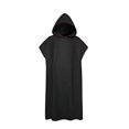 thumbnail image 1 of Transemion Quick Drying Surfing Poncho Lightweight With Protection Fashionable Style For Adults Easy To Wear black, 1 of 6