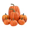 thumbnail image 2 of 7 Pcs Fausses Citrouilles Récolte Citrouille Réaliste Fausse Citrouille en Mousse pour l'Automne l'Halloween Orange, 2 of 8