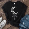 thumbnail image 2 of Hauts à Manches Courtes pour Femmes Mode Femmes T-Shirt à Col Rond Imprimé Lune T-Shirt à Manches Courtes T-Shirt Décontracté Hauts, 2 of 3