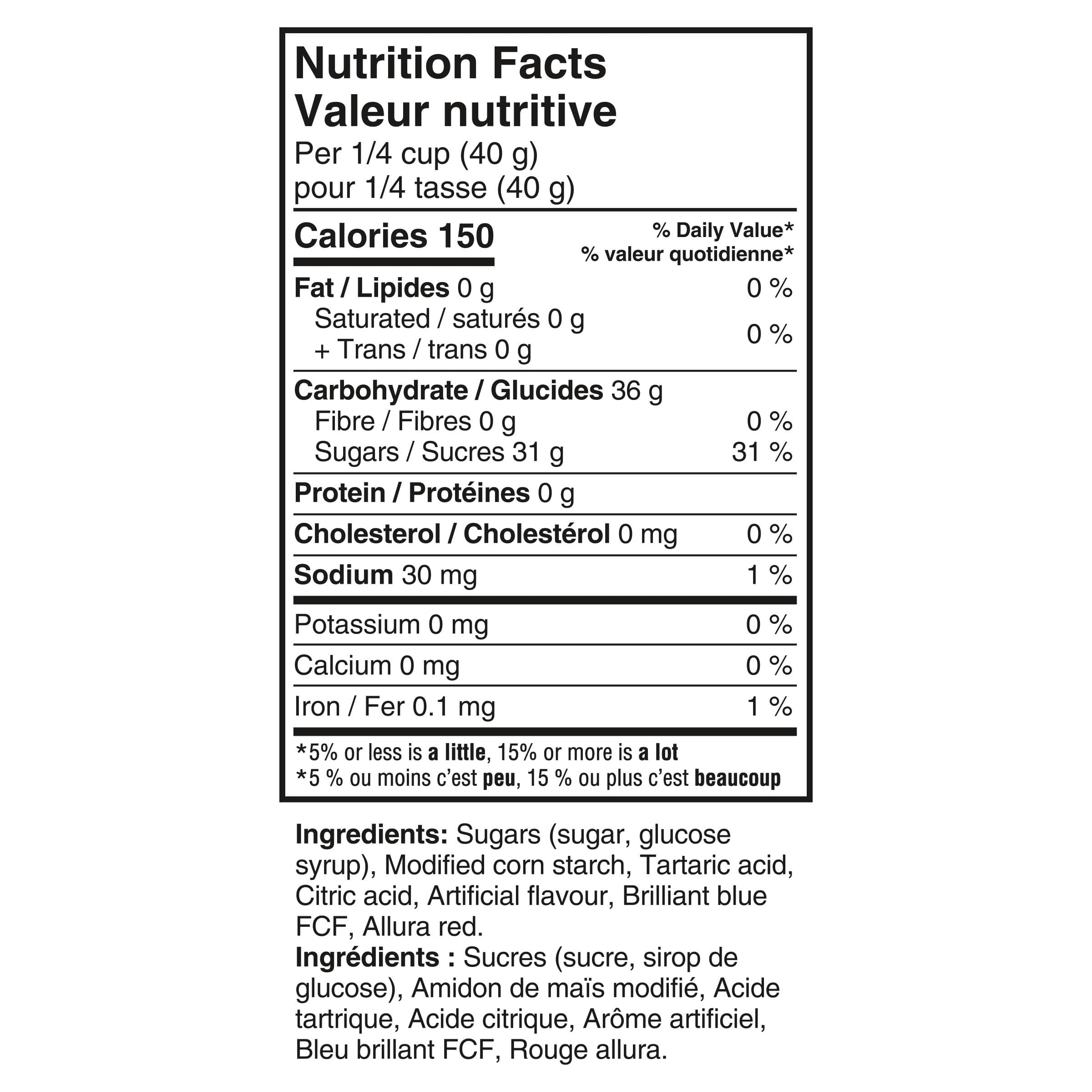 Friandise SOUR PATCH KIDS, Mélange glacé, Surets puis sucrés, Préparé au Canada