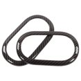 thumbnail image 4 of Bordure Intérieure de la Poignée de Porte, 2pcs Style Fibre de Carbone Porte Intérieure Lunette Intérieur de la Poignée de Porte, 4 of 14