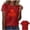 #02 Red, variant on Amzcrzy Maple Leaf T Shirts for Women Fahsion Crew Neck Short Sleeve Graphic Tees Casual Holiday Summer Tops S