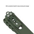 thumbnail image 2 of yeacher Multifunctional Green Fishing Pliers with Elastic Lanyard, PC Material Fish Gripper for Outdoor Angling, 245mm Foldable Design, Secure Fish Control Tool, 2 of 6