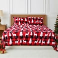 thumbnail image 1 of Gogreen King Flannel Christmas Sheet Set 3-Piece, 100% Polyester Microfiber, Ultra-Soft & Cozy Warm Winter Bed Sheets, Deep Pocket Fitted Sheet, Wrinkle Resistant, Easy Care - Christmas Deer, 1 of 9