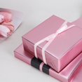 thumbnail image 2 of Firefly Hope 17 Inches X 9.84 Feet Pink Matte Metallic Wrapping Paper, Solid Color for Birthdays, Weddings & DIY Bouquets, 2 of 5