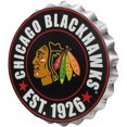 thumbnail image 2 of Forever Collectibles Chicago Blackhawks Bottle Cap Wall Logo, 2 of 2
