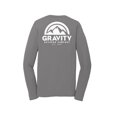 thumbnail image 2 of Gravity Outdoor Co. Performance Long Sleeve Shirt - Medium Grey - White Logo - S, 2 of 2