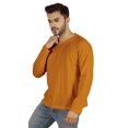 thumbnail image 3 of Inkmeso Men's Long Sleeve Cotton Basic Shirt Lightweight Solid T-Shirts, 3 of 7