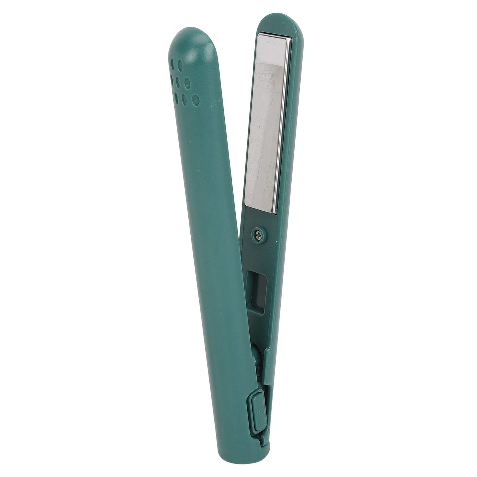 Hair Straightener, Hair Protection Constant Temperature Hair Straightener Flat Iron Evenly Heating  for Trip Green