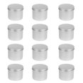 thumbnail image 1 of Miangastore 12Pcs Jelly Pots with Lids in Aluminum for Easy Filling Daily Use, 1 of 8