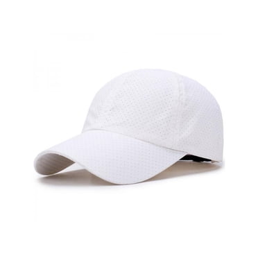 Men Women Summer Golf Mesh Hat Breathable Curved Visor Casual Plain Baseball Cap