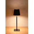 thumbnail image 4 of Mainstays LED Rechargeable Table Lamp, Matte Black Metal, 2 pack, 4 of 5