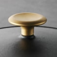 thumbnail image 4 of Tramontina Bestow Four Hollandais Rond en Fonte Émaillée de 5,5 Pintes avec Couvercle, Noir Mat avec Bouton Doré, Compatible Four, 4 of 5