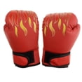 thumbnail image 3 of S SERENABLE 1 Paire Gants de Boxe pour Enfants 8 Sacs MMA Entraînement Muay Thaï Mitaines Rouge Rouge 7 Pouces, 3 of 9