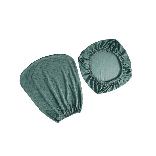 Housse de Chaise de Bureau Fendue Imperméable 36cm50cm/14.17 Inch19.69 Universel Lavable Protection Vert